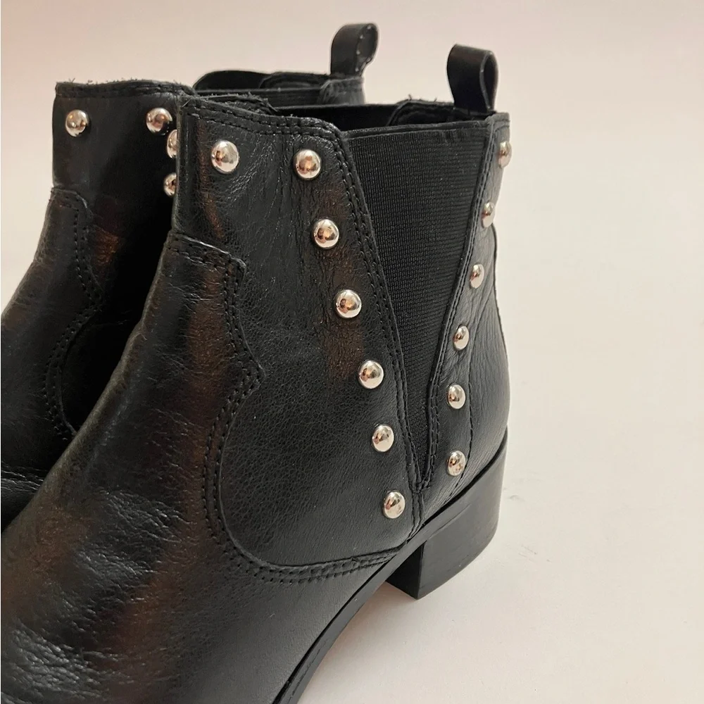 MARC FISHER “Yale” bootie with silver studs